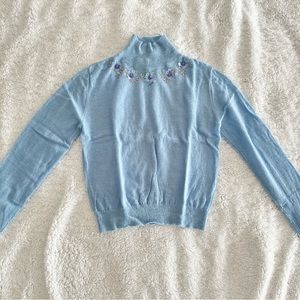 Beaded Soft-Knit Sweater